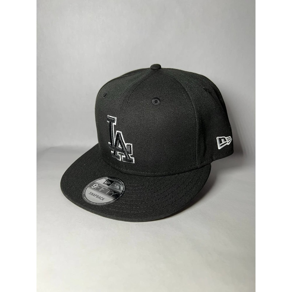 Los Angeles Dodgers MLB New Era 9FIFTY Black Cap Snapback Custom